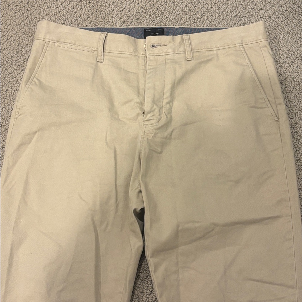 J.Crew Mens 770 Straight Khaki Pants 32x30 - Picture 5 of 9